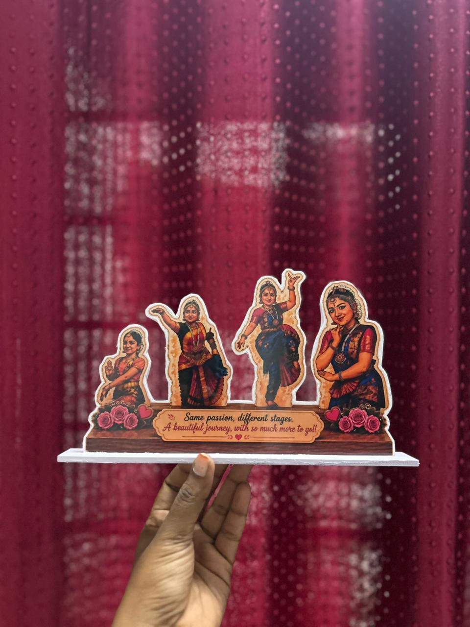 6 inch Glossy Bharatham Themed