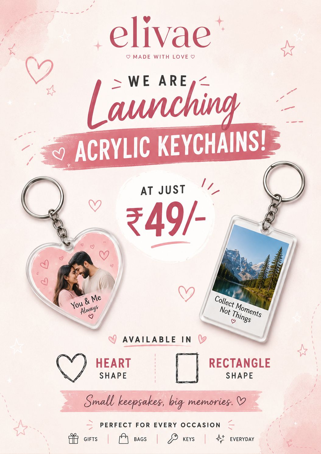 Acrylic Photo Keychain